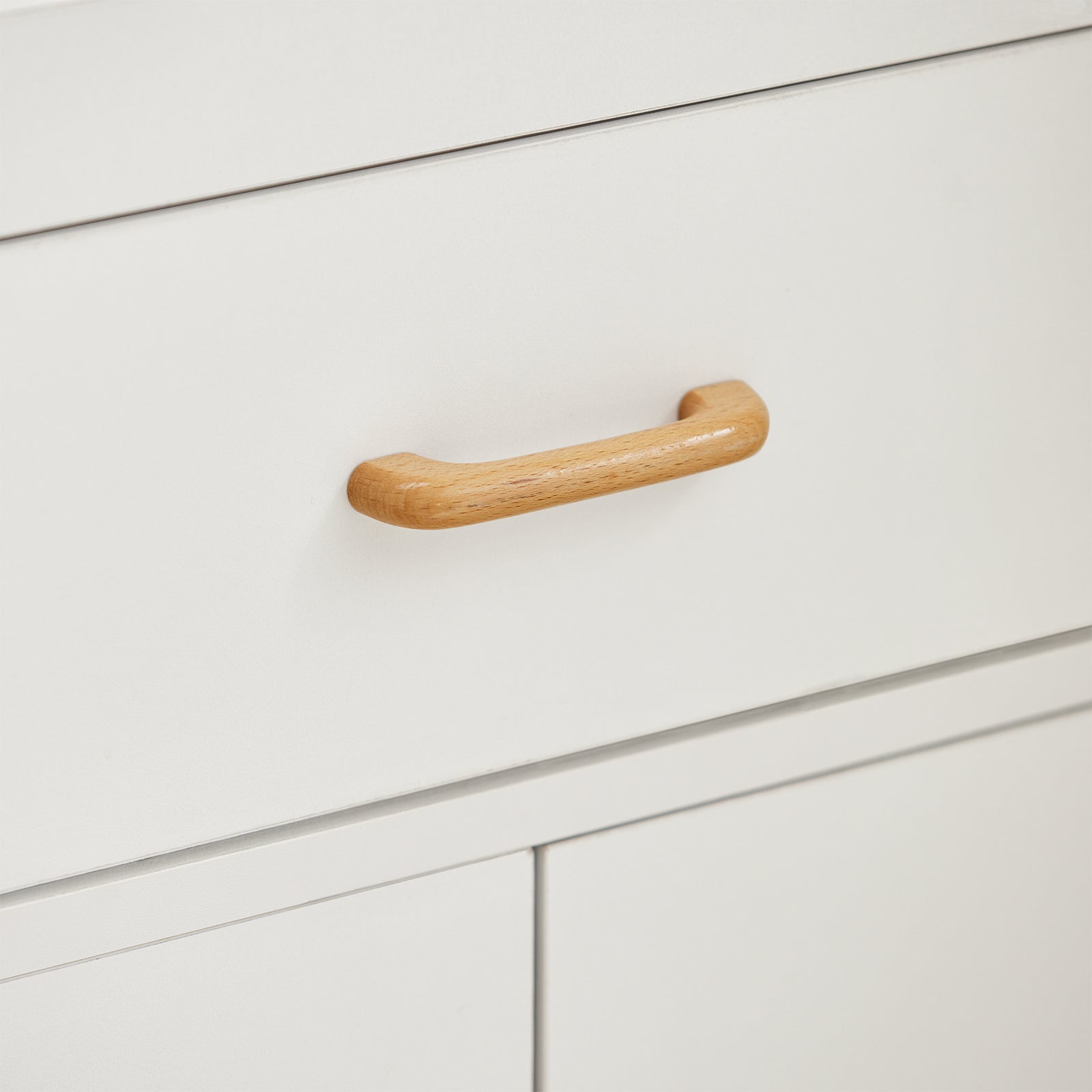 Mobile microonde Credenza cucina con route, bianco, FSB12-W