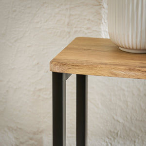 Tavolo da Consolle Vintage Tavolo da Ingresso Tavolo per Divano salvaspazio L120*P20*A65 cm Naturale FSB19-E