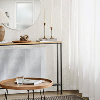 Tavolo da Consolle Vintage Tavolo da Ingresso Tavolo per Divano salvaspazio L120*P20*A80 cm Naturale FSB19-L-E