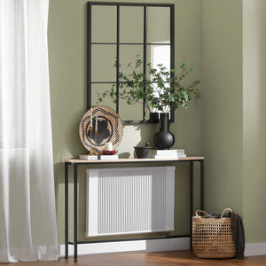 Tavolo da Consolle Vintage Tavolo da Ingresso Tavolo per Divano salvaspazio L120*P20*A80 cm Beige FSB19-XL-Z