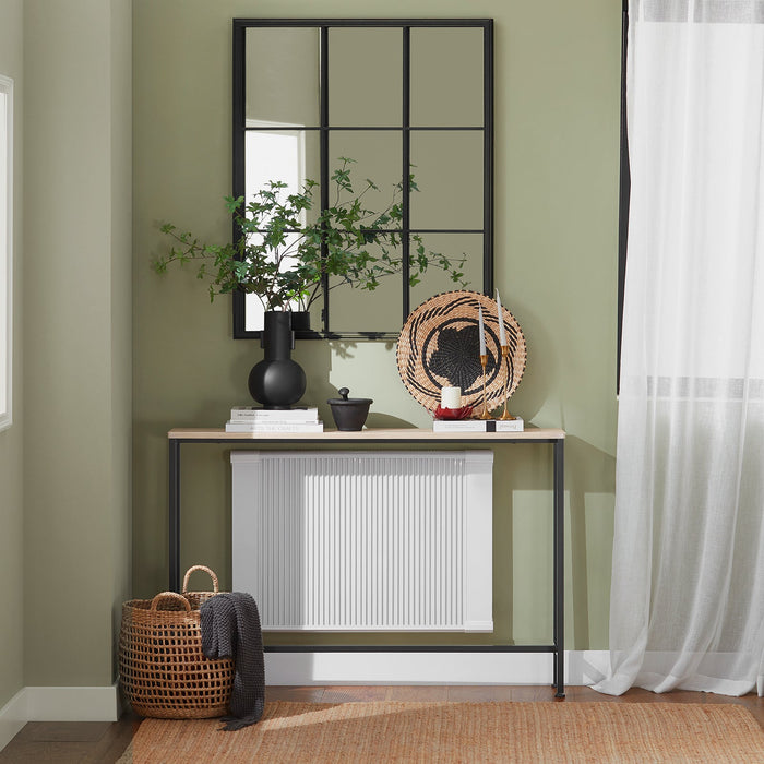 Tavolo da Consolle Vintage Tavolo da Ingresso Tavolo per Divano salvaspazio L120*P20*A80 cm Beige FSB19-XL-Z