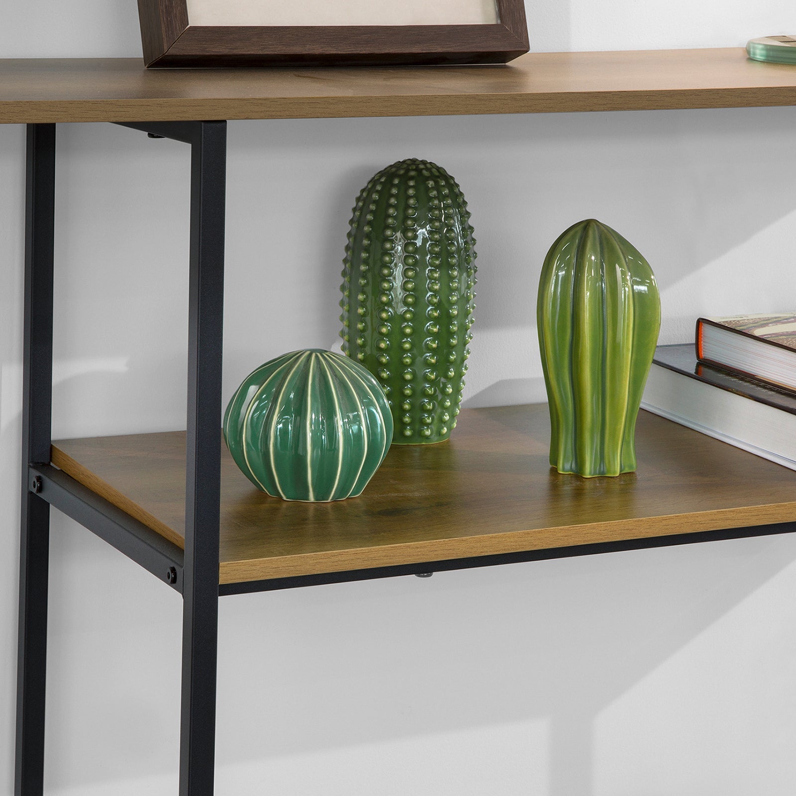 Tavolo da Consolle Vintage Tavolo da Ingresso Tavolo per Divano salvaspazio 3 Ripiani FSB35-PF