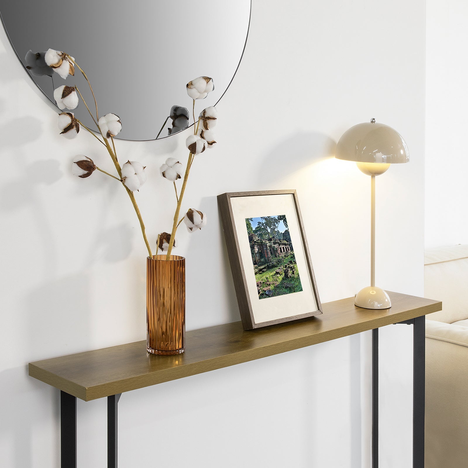 Tavolo da Consolle Tavolo da Ingresso Tavolo per Divano salvaspazio,FSB50-PF