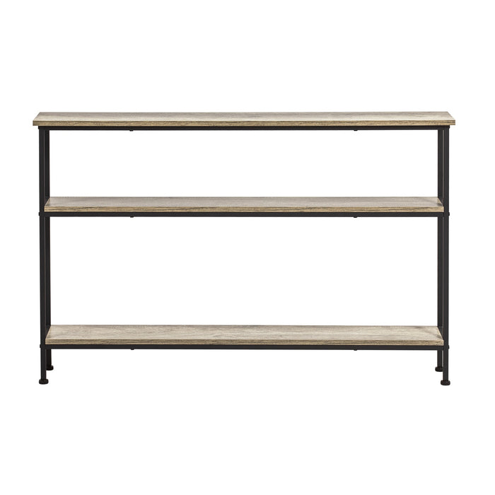 Tavolo da Consolle Vintage Tavolo da Ingresso Tavolo per Divano salvaspazio Consolle 3 Ripiani FSB49-PZ