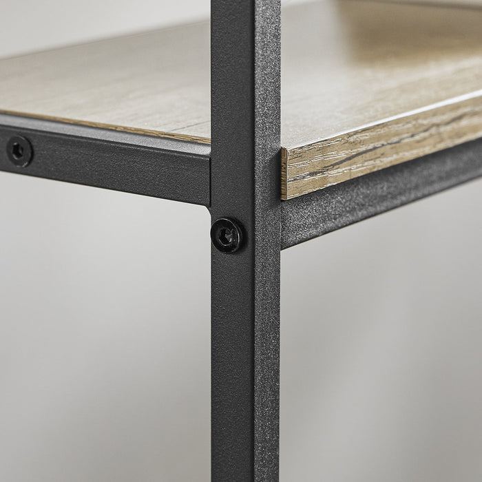 Tavolo da Consolle Vintage Tavolo da Ingresso Tavolo per Divano salvaspazio Consolle 3 Ripiani FSB49-PZ