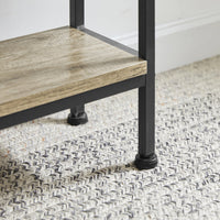 Tavolo da Consolle Vintage Tavolo da Ingresso Tavolo per Divano salvaspazio Consolle 3 Ripiani FSB49-PZ