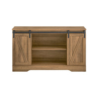 Credenza con ante scorrevoli, Mobile da ingresso, Scarpiera, Armadietto multifunzionale Noce FSB60-BR SoBuy