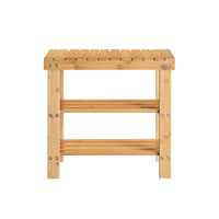 Portascarpe, scarpiera da ingresso, bambù, ,Anti-scivolo,FSR02-K-N, IT