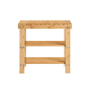 Portascarpe, scarpiera da ingresso, bambù, ,Anti-scivolo,FSR02-K-N, IT