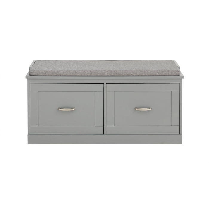 Scarpiera con seduta Panca con vano portaoggetti Panca per ingresso Scarpiera cassettiera 98x37x49cm FSR131-HG