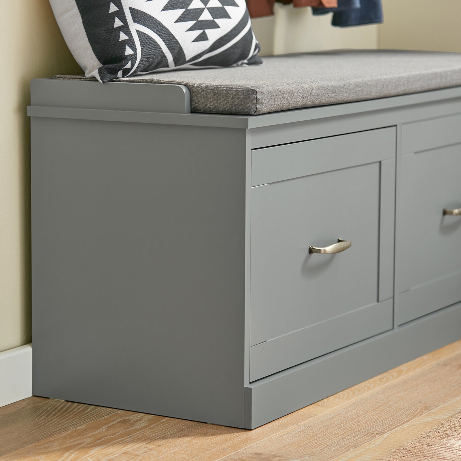 Scarpiera con seduta Panca con vano portaoggetti Panca per ingresso Scarpiera cassettiera 98x37x49cm FSR131-HG