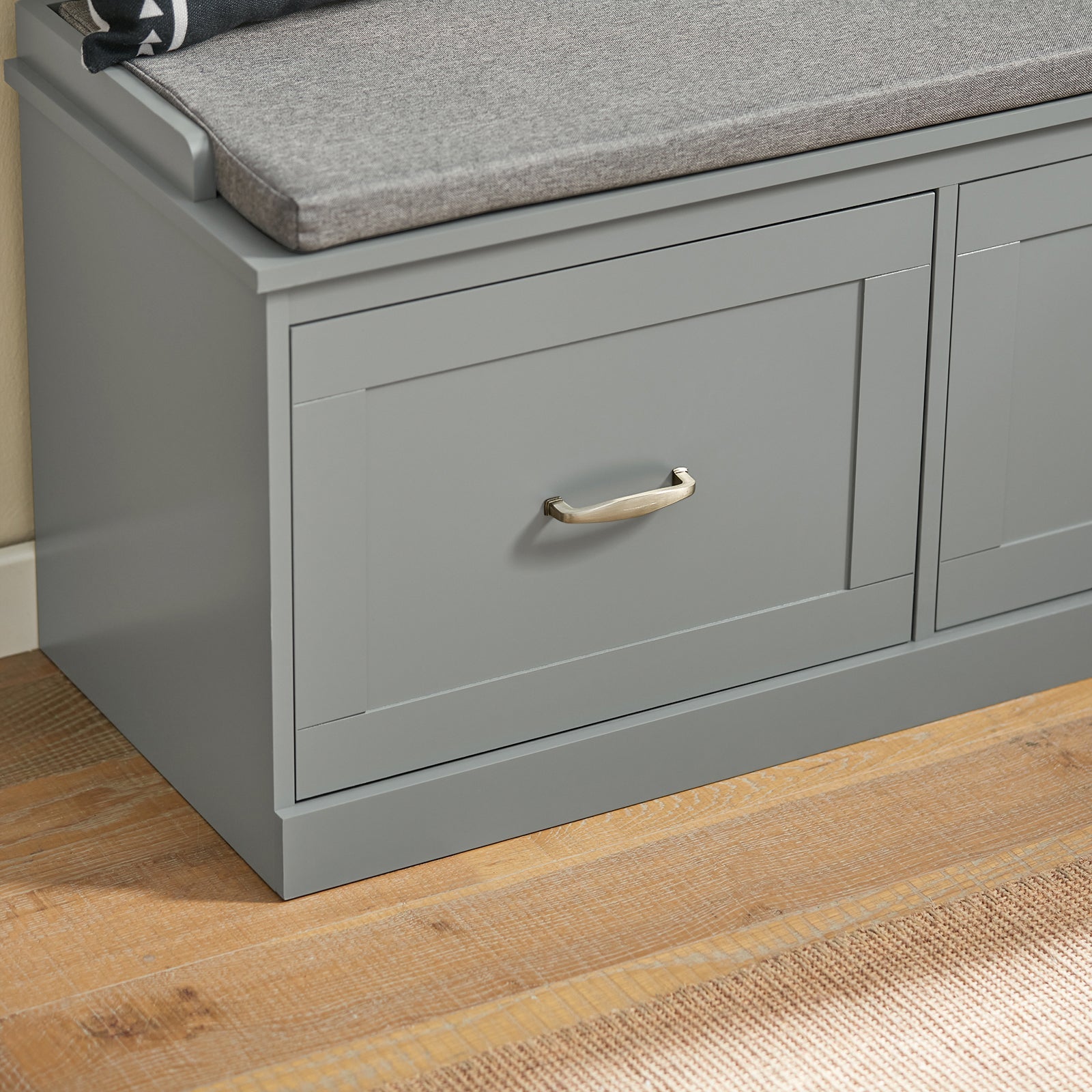 Scarpiera con seduta Panca con vano portaoggetti Panca per ingresso Scarpiera cassettiera 98x37x49cm FSR131-HG