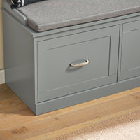 Scarpiera con seduta Panca con vano portaoggetti Panca per ingresso Scarpiera cassettiera 98x37x49cm FSR131-HG