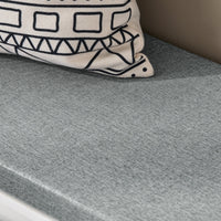 Scarpiera con seduta Panca con vano contenitore scarpiera con ante scorrevoli Bianco 90x35x46cm FSR133-K-W