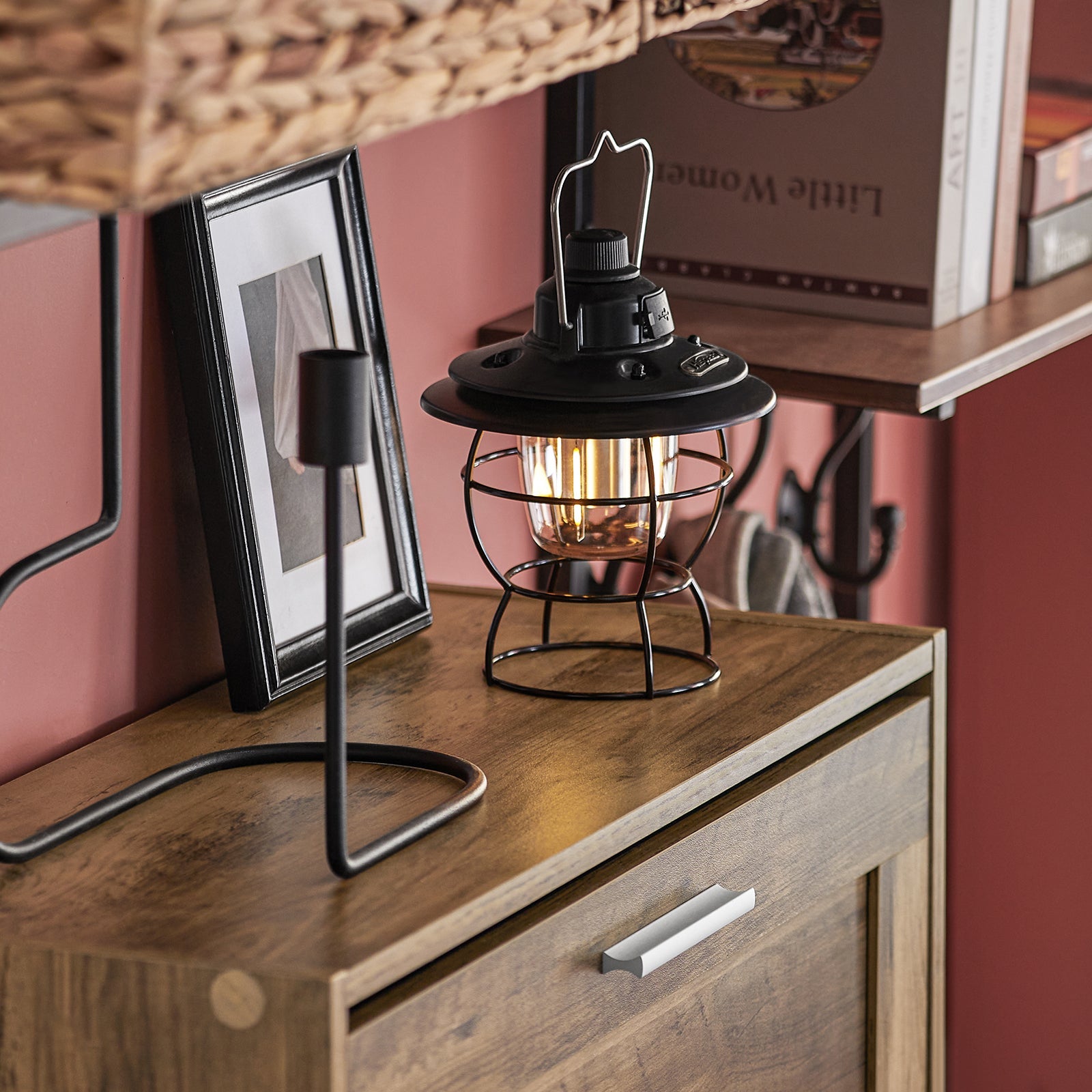 Scarpiera Ribaltabile Scarpiera A 3 Ribalte Portascarpe Salvaspazio Slim, 60x23x115cm, Noce, FSR137-L-F SoBuy