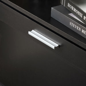 SoBuy Scarpiera ribaltabile Scarpiera a 2 ribalte Portascarpe salvaspazio Slim, 60x25x80cm, Nero, FSR137-SCH