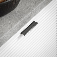 Panca Da Ingresso Scarpiera Con Sedile Scarpiera Con 2 Ribalte Bianco 105x35x48 Cm FSR147-W