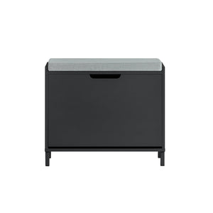 Scarpiera con 1 ribalte Scarpiera con 2 ripiani Scarpiera Portascarpe salvaspazio Regolabili Nero L60xP24xA52 cm FSR151-K-SCH