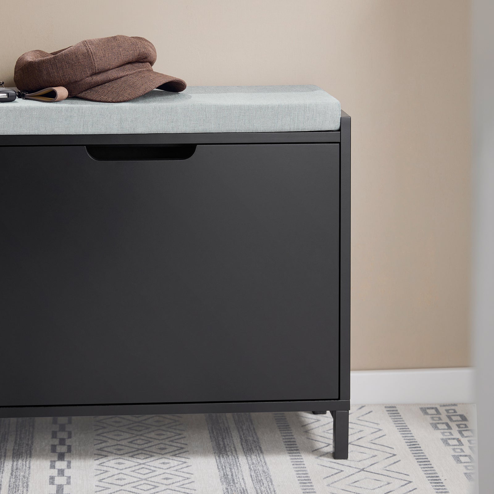 Scarpiera con 1 ribalte Scarpiera con 2 ripiani Scarpiera Portascarpe salvaspazio Regolabili Nero L60xP24xA52 cm FSR151-K-SCH