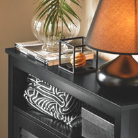 SoBuy Scarpiera con 2 ante e 4 ripiani, con scomparto aggiuntivo per scarpe Scarpiera portascarpe Nero 80x25x108cm FSR152-SCH