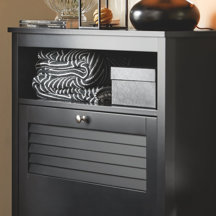 SoBuy Scarpiera con 2 ante e 4 ripiani, con scomparto aggiuntivo per scarpe Scarpiera portascarpe Nero 80x25x108cm FSR152-SCH