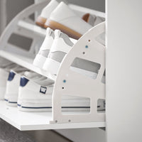 Scarpiera Panca Scarpiera Portascarpe Con Seduta Grigio Profondità30cm FSR16-HG