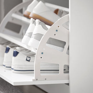 Scarpiera Panca Scarpiera Portascarpe Con Seduta Grigio Profondità30cm FSR16-HG