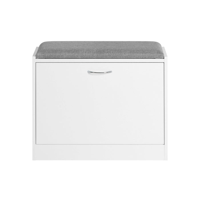 Scarpiera Panca Scarpiera Portascarpe Con Seduta Bianco Profondità24cm FSR16-K-W