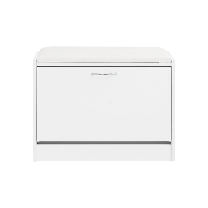 Scarpiera Panca Scarpiera Portascarpe Con Seduta Bianco Profondità30cm FSR16-W