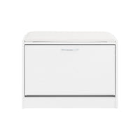 Scarpiera Panca Scarpiera Portascarpe Con Seduta Bianco Profondità30cm FSR16-W