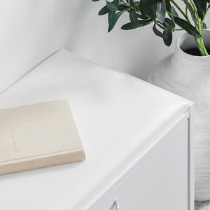 Scarpiera Panca Scarpiera Portascarpe Con Seduta Bianco Profondità30cm FSR16-W