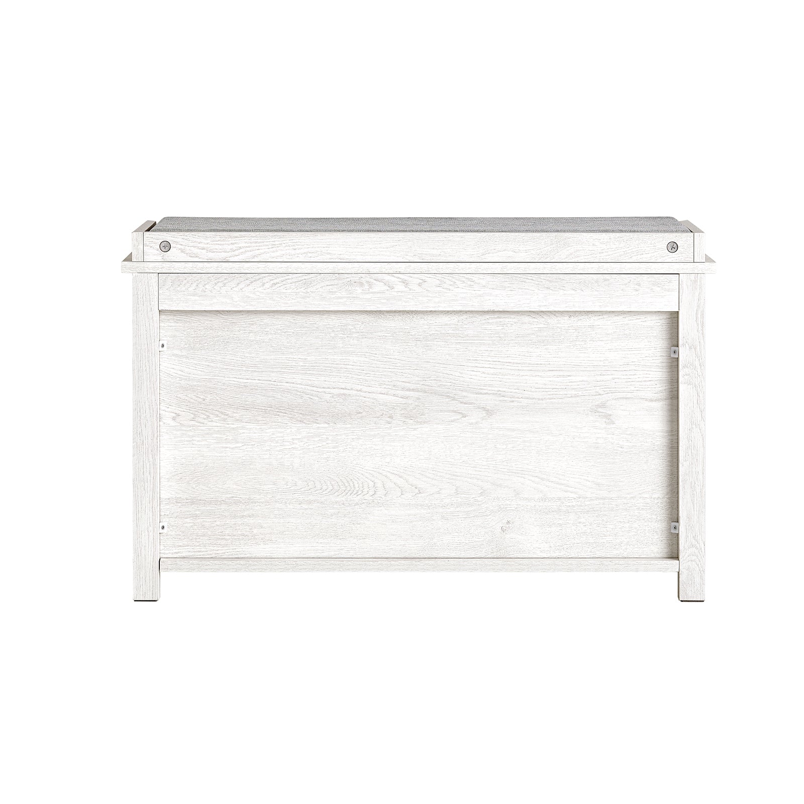 Scarpiera Con 1 Anta E 2 Ripiani Scarpiera Con Vano Portaoggetti Panca Ingresso Portascarpe Con Cuscino Bianco 80x29x50cm FSR161-W