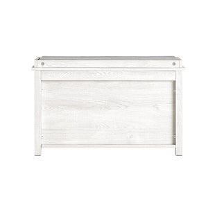 Scarpiera Con 1 Anta E 2 Ripiani Scarpiera Con Vano Portaoggetti Panca Ingresso Portascarpe Con Cuscino Bianco 80x29x50cm FSR161-W