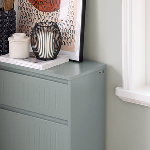 Scarpiera Con 2 Ribalte E 1 Cassetto Scarpiera Con Scomparto Aggiuntivo Portascarpe Salvaspazio Grigio 61x26x100cm FSR165-HG