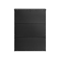 Scarpiera Con 2 Ribalte E 4 Ripiani Scarpiera Con Scomparto Aggiuntivo Portascarpe Salvaspazio Nero 61x26x81cm FSR165-K-SCH