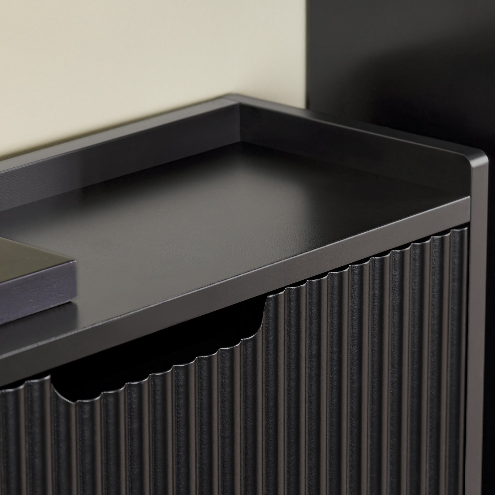 Mobiletto portascarpe scarpiera mobile ingresso salvaspazio Regolabili Nero 50x19x90cm 2 ante FSR177-SCH