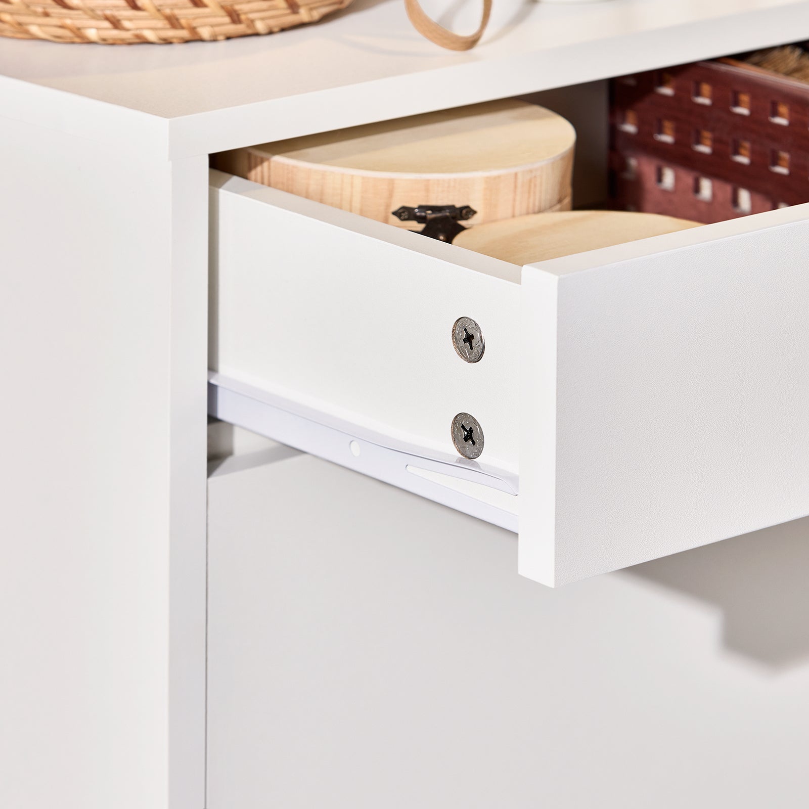 Scarpiera ribaltabile Scarpiera a 2 ribalte e un cassetto Portascarpe salvaspazio Slim, Bianco 60x30x90cm FSR180-W