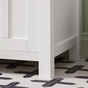 Scarpiera da ingresso, panchina con cuscino e due ante,L105cm, FSR35-W