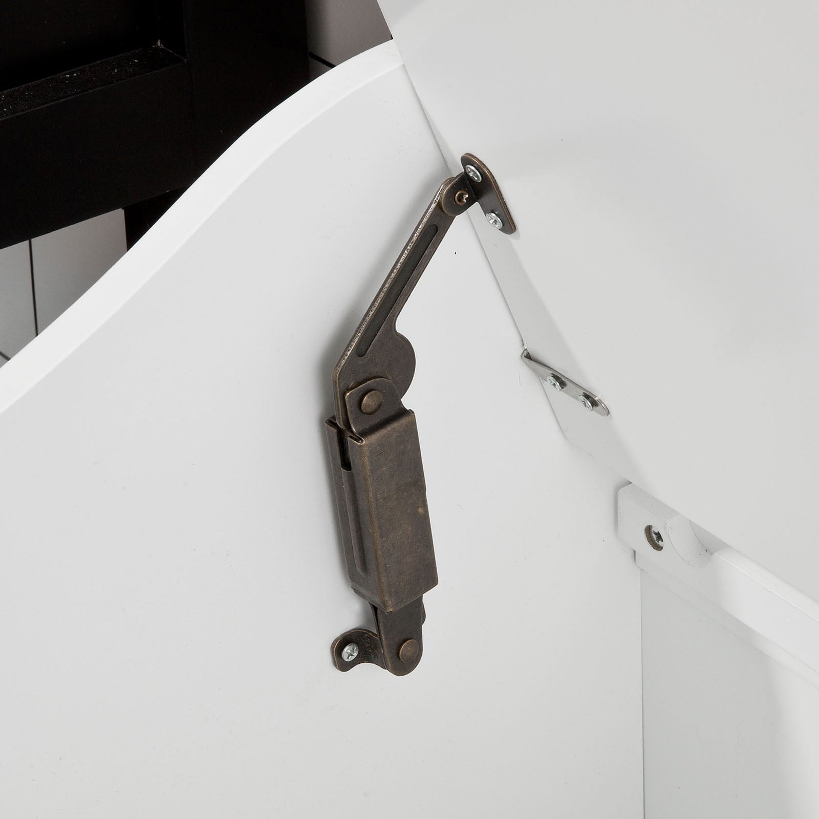 Cesto portabiancheria con Sacco per Biancheria, Panca Contenitore, bianco, FSR40-W,IT