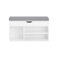 Scarpiera da ingresso, Cassapanca,Portascarpe con cuscino,FSR45-HG