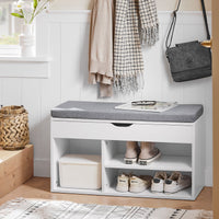 Scarpiera da ingresso, Cassapanca,Portascarpe con cuscino,FSR45-HG