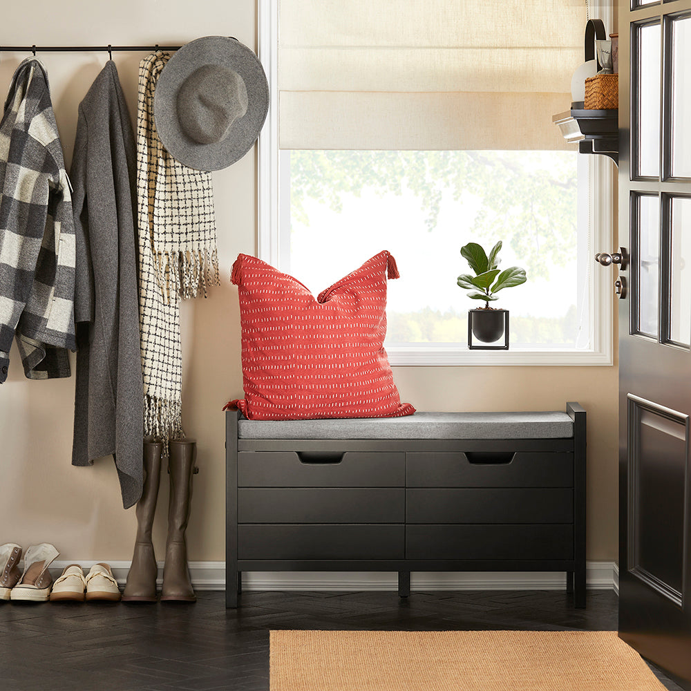 SoBuy Panca scarpiera 91x31x50cm FSR63-II-SCH