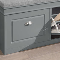 Scarpiera salvaspazio Slim Mobili per Scarpe Serie Scarpiere 104x24x52cm Grigio FSR64-HG