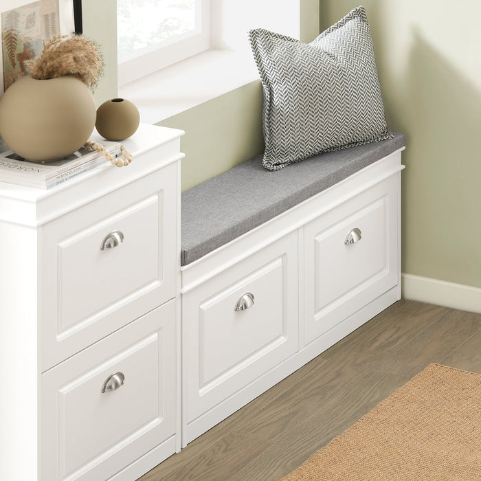 Scarpiera salvaspazio Slim Mobili per Scarpe Serie Scarpiere 104x24x52cm Bianco FSR64-W