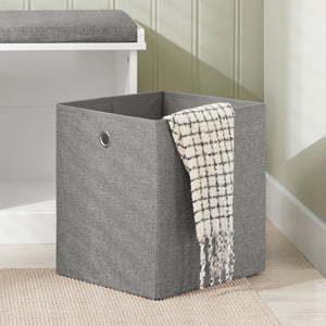 Panca scarpiera Cassapanca da Interno Mobile Bagno con 2 cassetti e 2 cesti L96*P33*A50cm FSR66-HG SoBuy