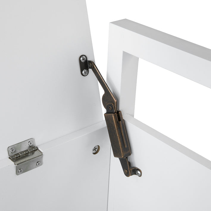 Panca Contenitore Ingresso con Cuscino e braccioliL86*P38*A41 cm. FSR76-W