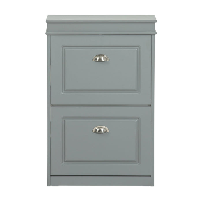 Scarpiera Salvaspazio Slim Portascarpe Salvaspazio Regolabili 54x24x83cm Grigio FSR78-HG