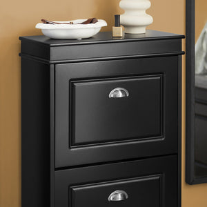 Scarpiera Salvaspazio Slim Portascarpe Salvaspazio Regolabili 54x24x83cm Nero FSR78-SCH