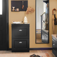 Scarpiera Salvaspazio Slim Portascarpe Salvaspazio Regolabili 54x24x83cm Nero FSR78-SCH