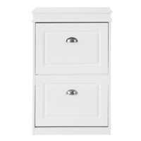 Scarpiera Salvaspazio Slim Portascarpe Salvaspazio Regolabili 54x24x83cm Bianco FSR78-W